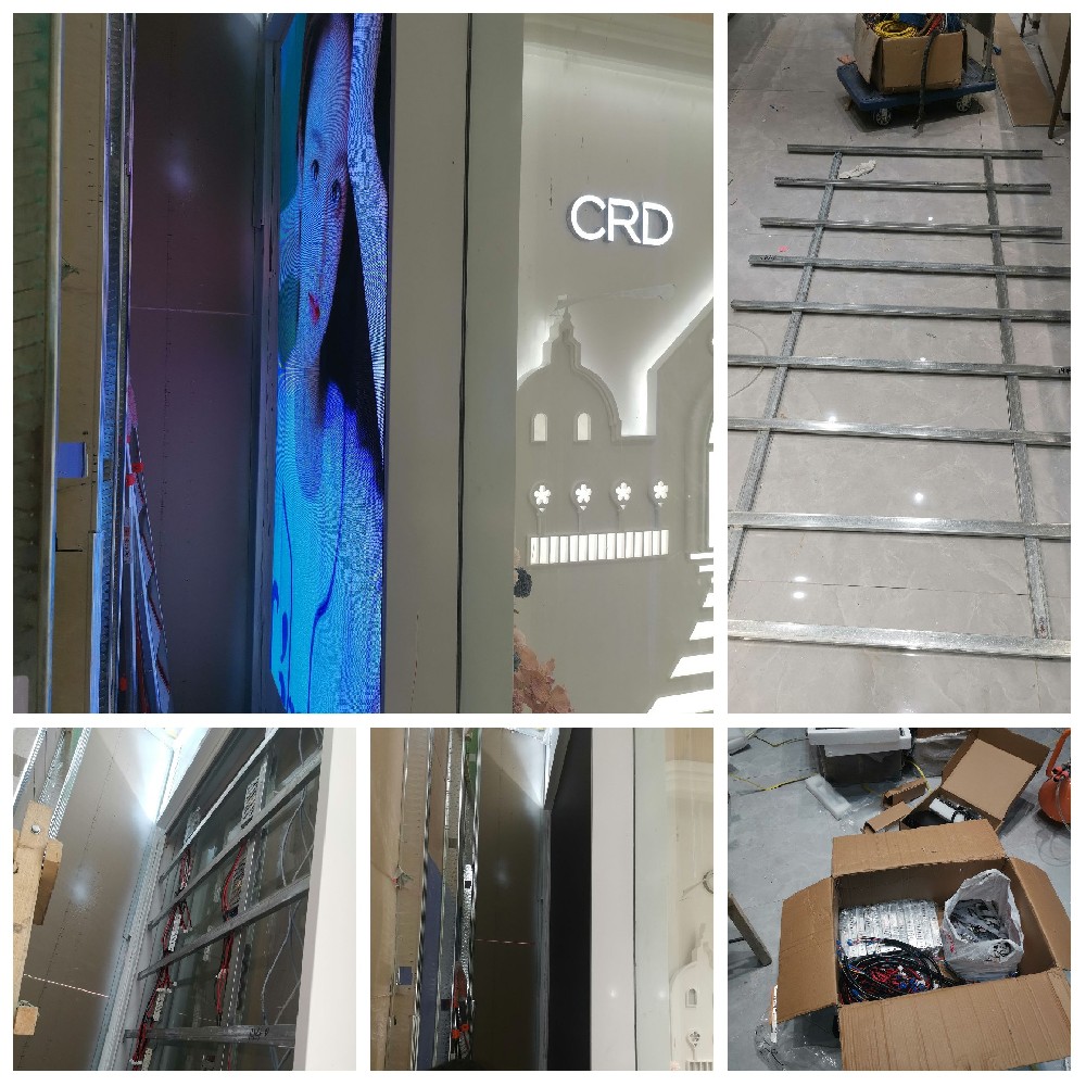 吾悦广场LED大屏安装